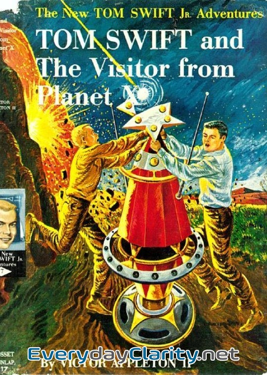 Book cover: Tom Swift And The Visitor From Planet X