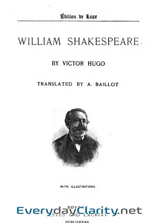 Book cover: William Shakespeare