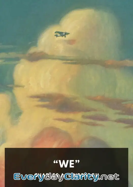 Book cover: “We”