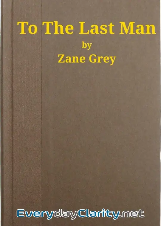 Book cover: To The Last Man