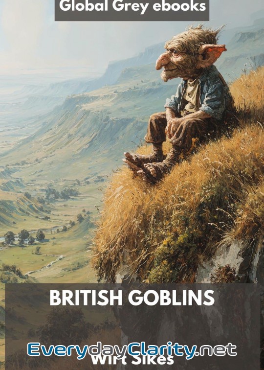 Book cover: British Goblins; Welsh Folk-Lore, Fairy Mythology, Legends, And Traditions
