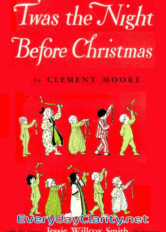 Book cover: Twas The Night Before Christmas. A Visit From St. Nicholas