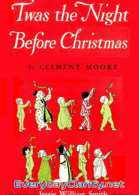 Book cover: Twas The Night Before Christmas. A Visit From St. Nicholas