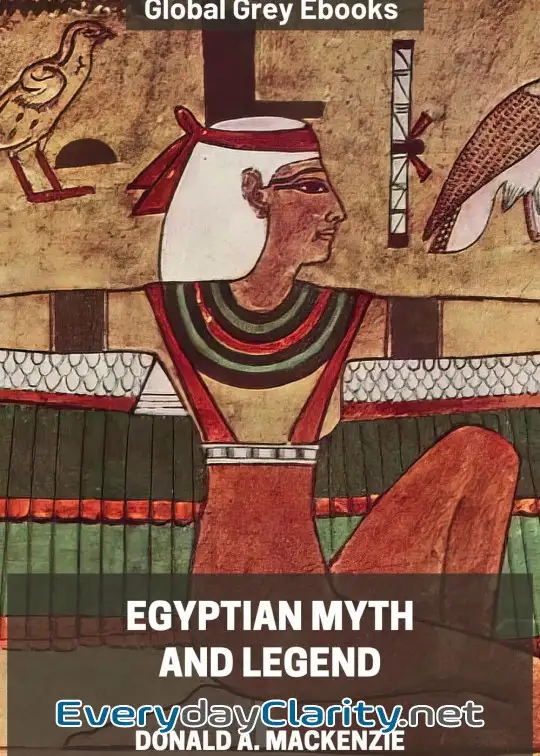 Book cover: Egyptian Myth And Legend