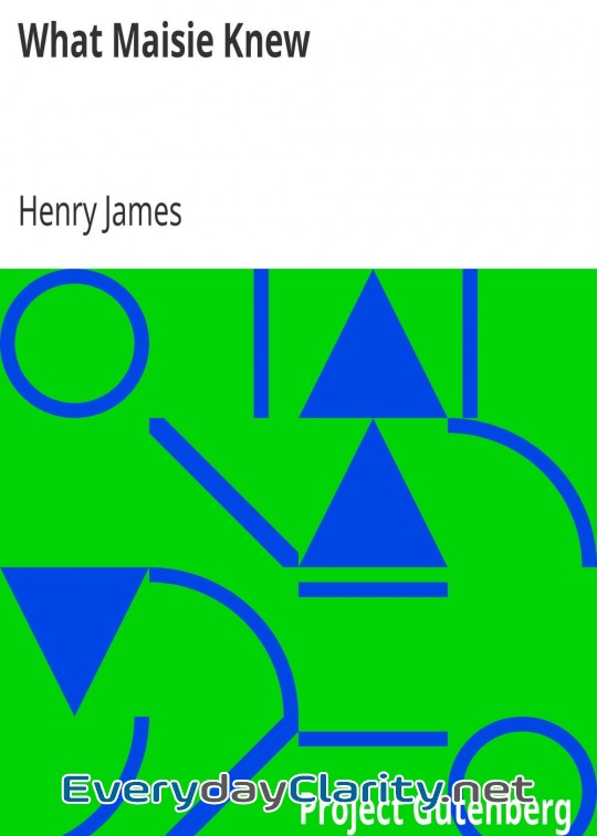 Book cover: What Maisie Knew