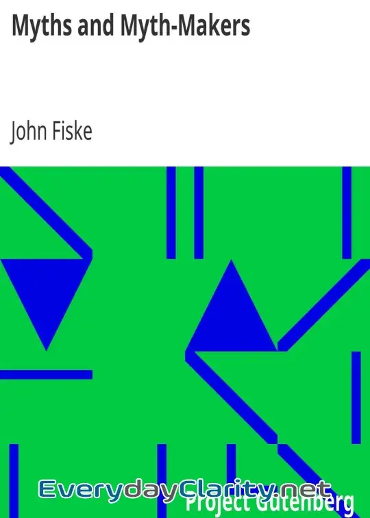 Book cover: Myths And Myth-Makers . Old Tales And Superstitions Interpreted By Comparative Mythology