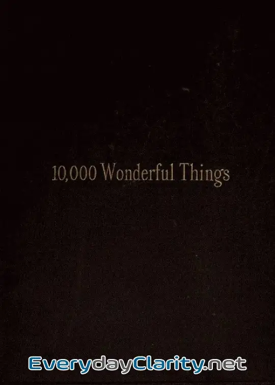 Book cover: Ten Thousand Wonderful Things . Comprising Whatever Is Marvellous And Rare, Curious, Eccen