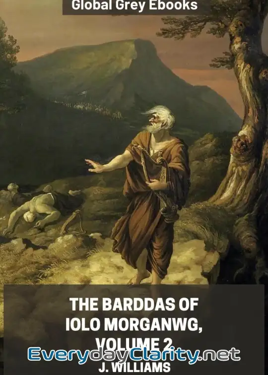 Book cover: The Barddas Of Iolo Morganwg, Volume 2