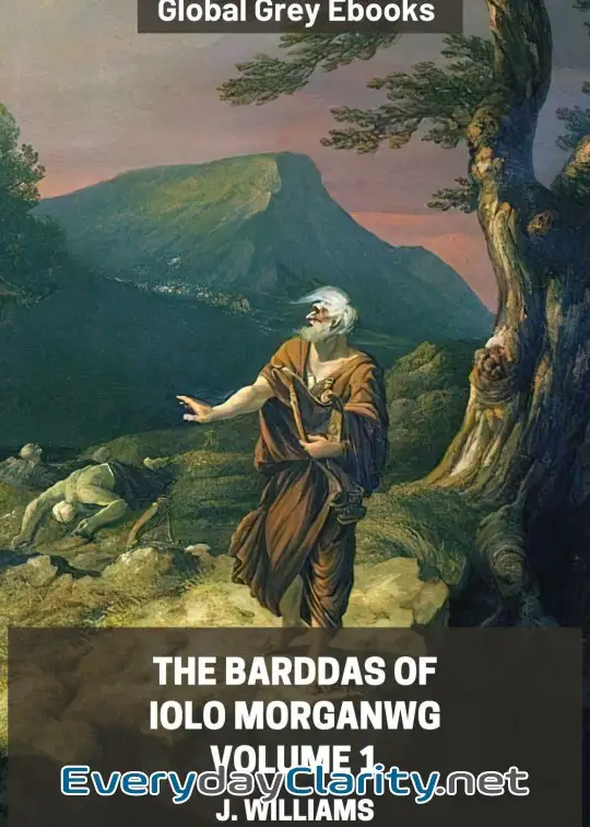 Book cover: The Barddas Of Iolo Morganwg Volume 1