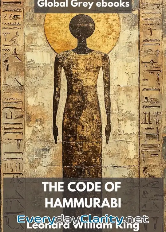 Book cover: The Code Of Hammurabi