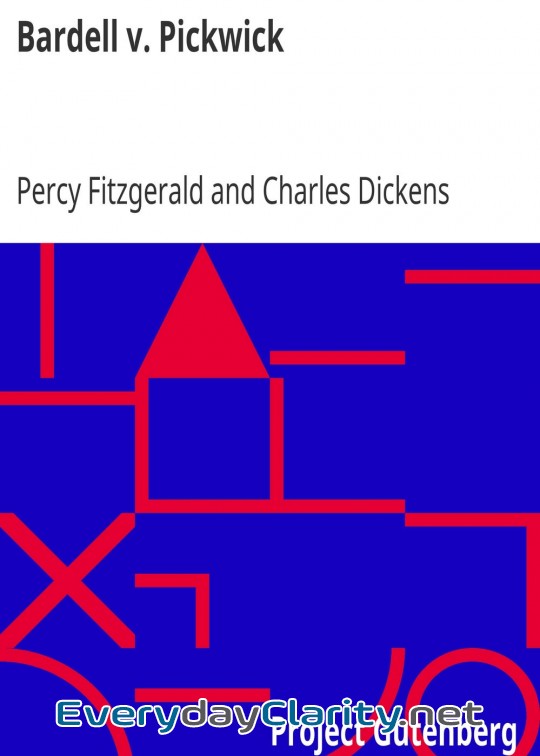 Book cover: Bardell V. Pickwick