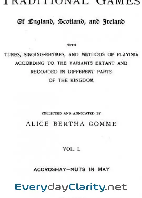 Book cover: The Traditional Games Of England, Scotland, And Ireland (Vol 1 Of 2) . With Tunes, Singing