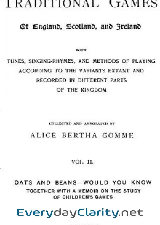 Book cover: The Traditional Games Of England, Scotland, And Ireland (Vol 2 Of 2) . With Tunes, Singing