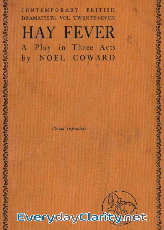 Book cover: Hay Fever