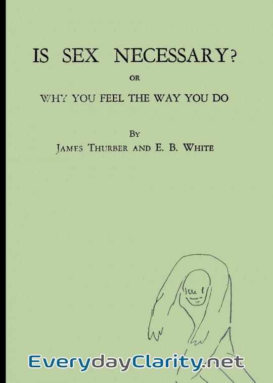 Book cover: Is Sex Necessary