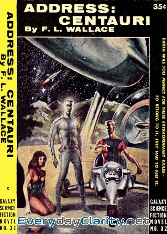 Book cover: Address: Centauri