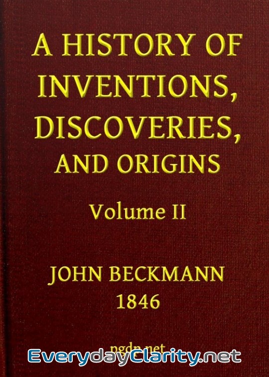 Book cover: A History Of Inventions, Discoveries, And Origins, Volume 2 (Of 2)