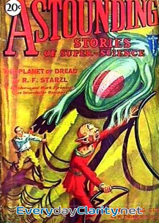 Book cover: Astounding Stories Of Super-Science, August 1930