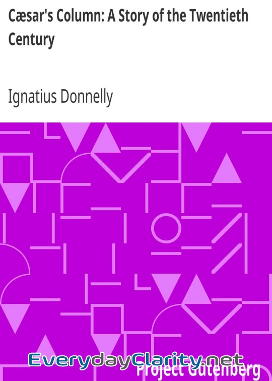 Book cover: Csar’s Column. A Story Of The Twentieth Century