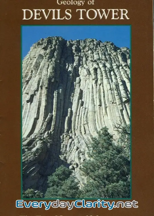 Book cover: Geology Of Devils Tower National Monument, Wyoming . A Contribution To General Geology