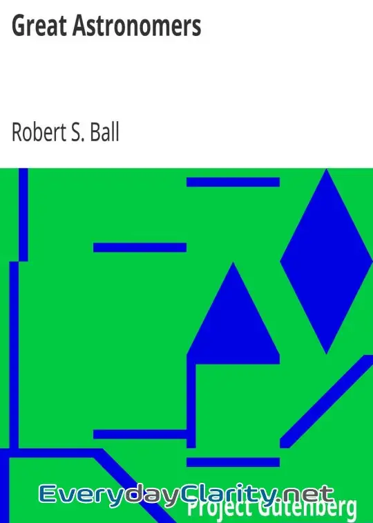 Book cover: Great Astronomers