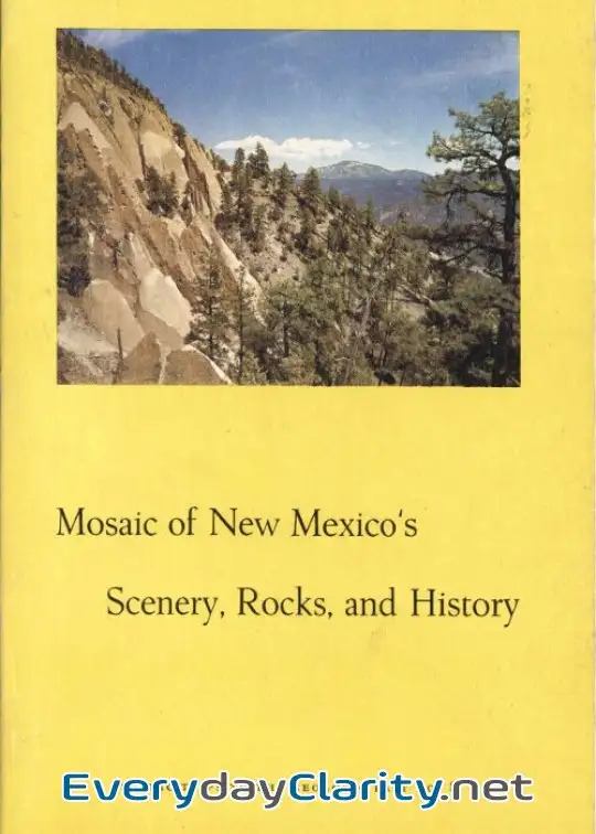 Book cover: Mosaic Of New Mexico’s Scenery, Rocks, And History