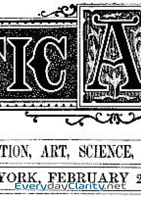 Book cover: Scientific American, Volume Xxxvi., No. 8, February 24, 1877 . A Weekly Journal Of Practic