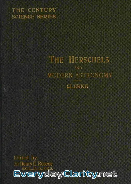 Book cover: The Herschels And Modern Astronomy