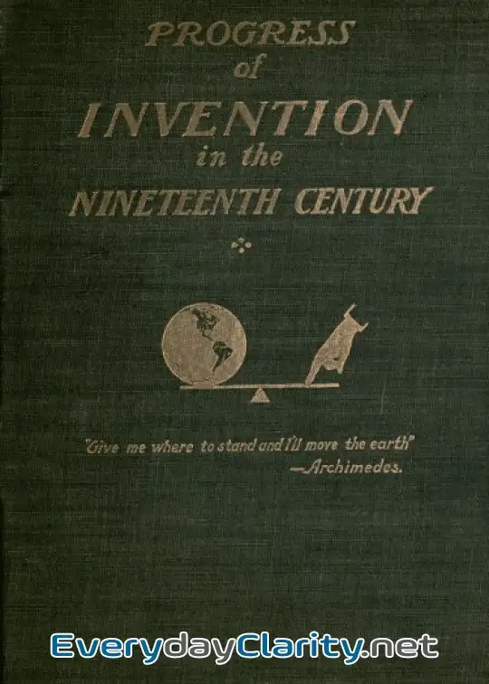 Book cover: The Progress Of Invention In The Nineteenth Century