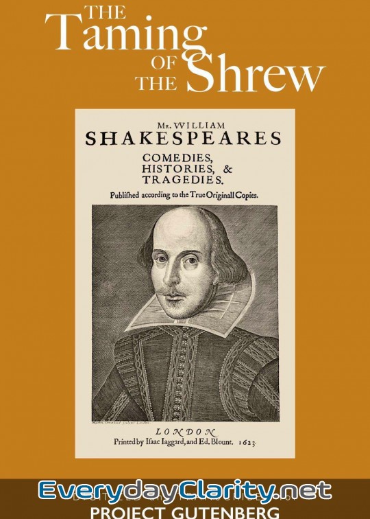 Book cover: The Taming Of The Shrew