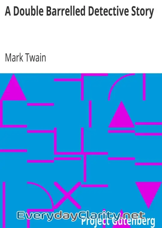 Book cover: A Double Barrelled Detective Story