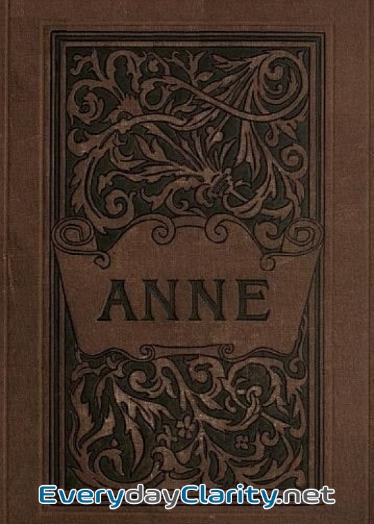 Book cover: Anne. A Novel