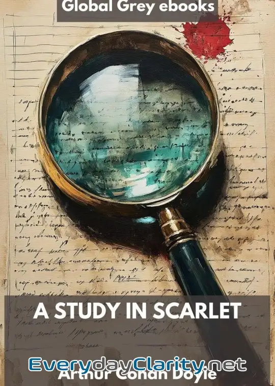 Book cover: A Study In Scarlet