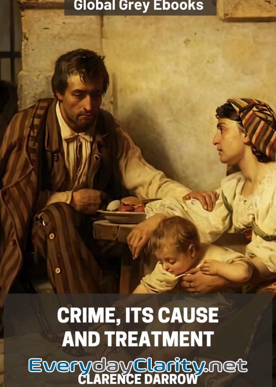 Book cover: Crime, Its Cause And Treatment
