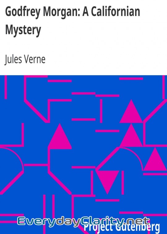 Book cover: Godfrey Morgan. A Californian Mystery