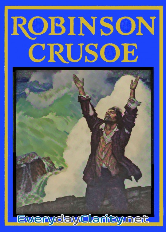 Book cover: Robinson Crusoe