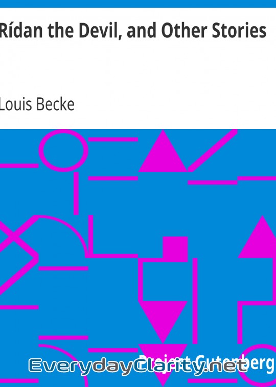 Book cover: Rídan The Devil, And Other Stories . 1899