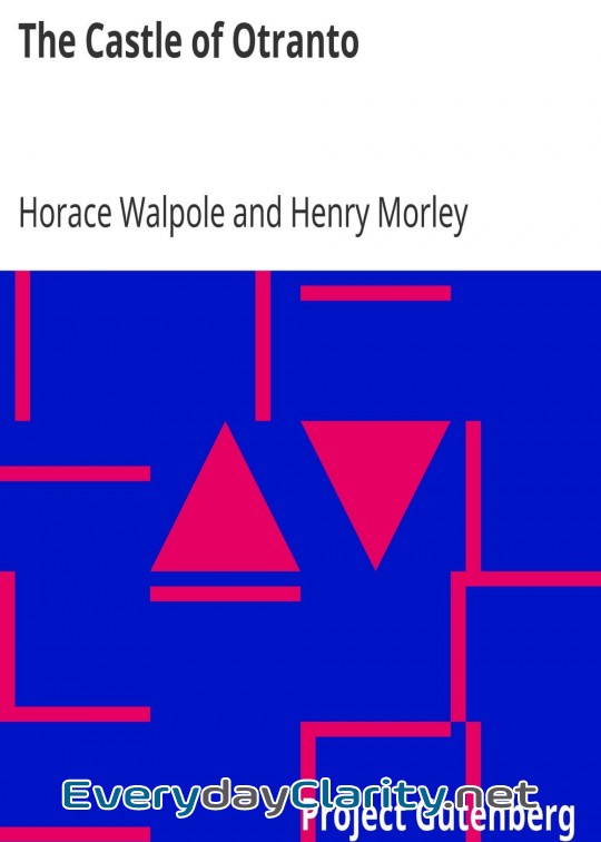 Book cover: The Castle Of Otranto