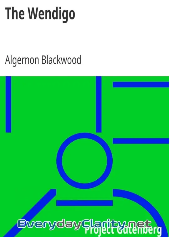 Book cover: The Wendigo