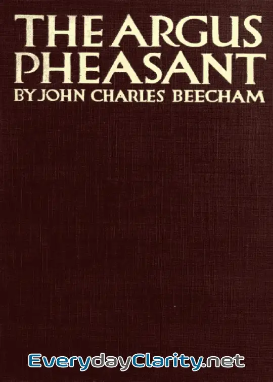 Book cover image The Argus Pheasant