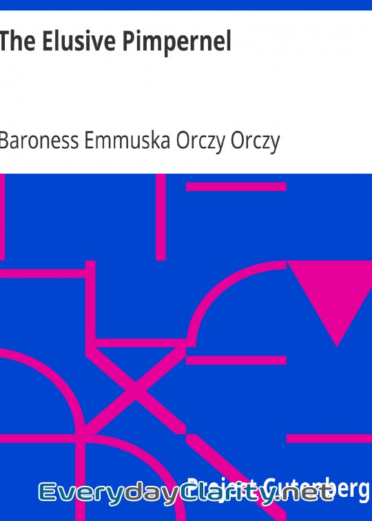 Book cover: The Elusive Pimpernel