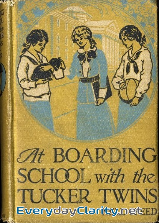 Book cover: At Boarding School With The Tucker Twins