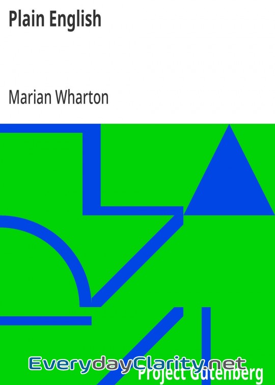 Book cover: Plain English