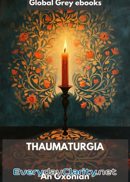 Book cover: Thaumaturgia