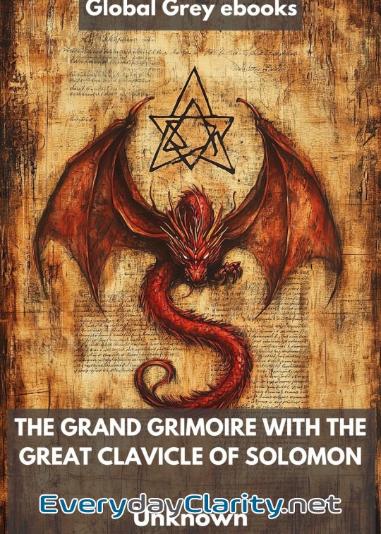 Book cover: The Grand Grimoire With The Great Clavicle Of Solomon