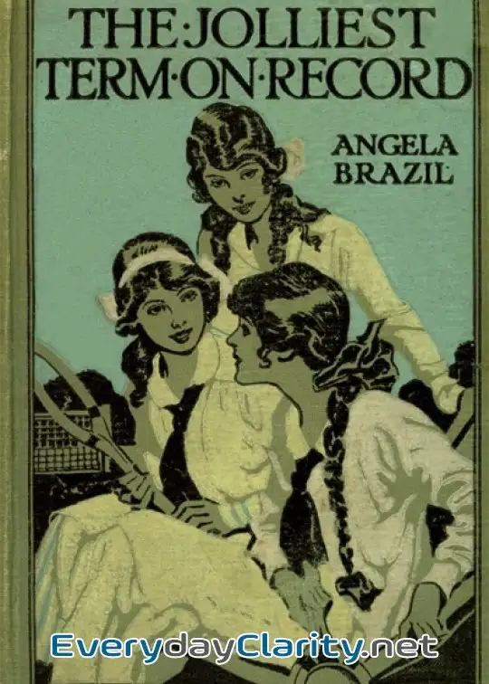 Book cover: The Jolliest Term On Record. A Story Of School Life