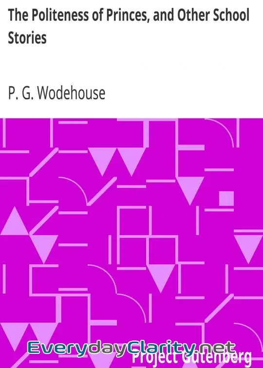 Book cover: The Politeness Of Princes, And Other School Stories