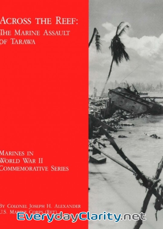 Book cover: Across The Reef. The Marine Assault Of Tarawa