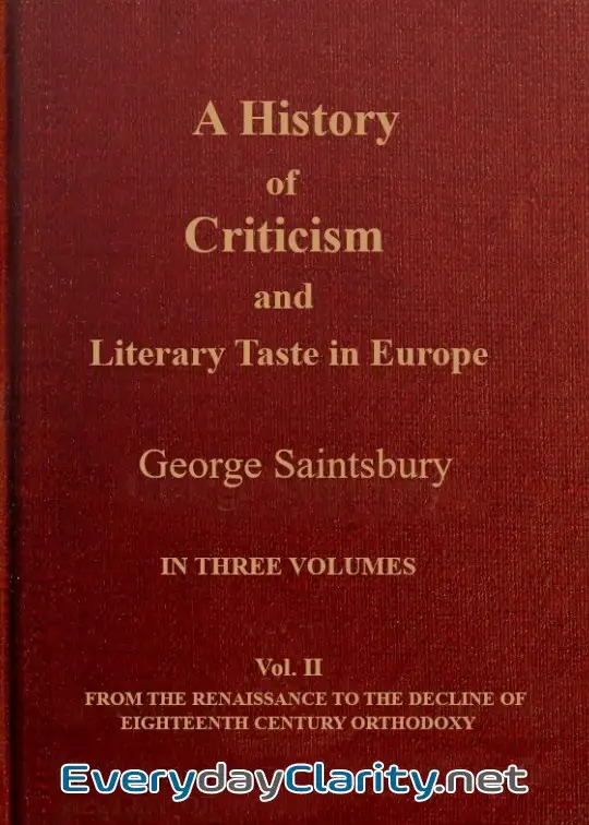 Book cover: A History Of Criticism And Literary Taste In Europe From The Earliest Texts To The Present