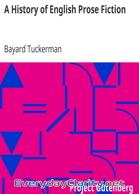 Book cover: A History Of English Prose Fiction